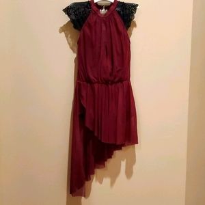 Burgundy Dance Costume